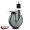 Service Caster 6'' Gray Poly Swivel 1-7/8'' Expanding Stem Caster Total Lock Brake SCC-EXTTL20S614-PPUB-178 - alternate 4